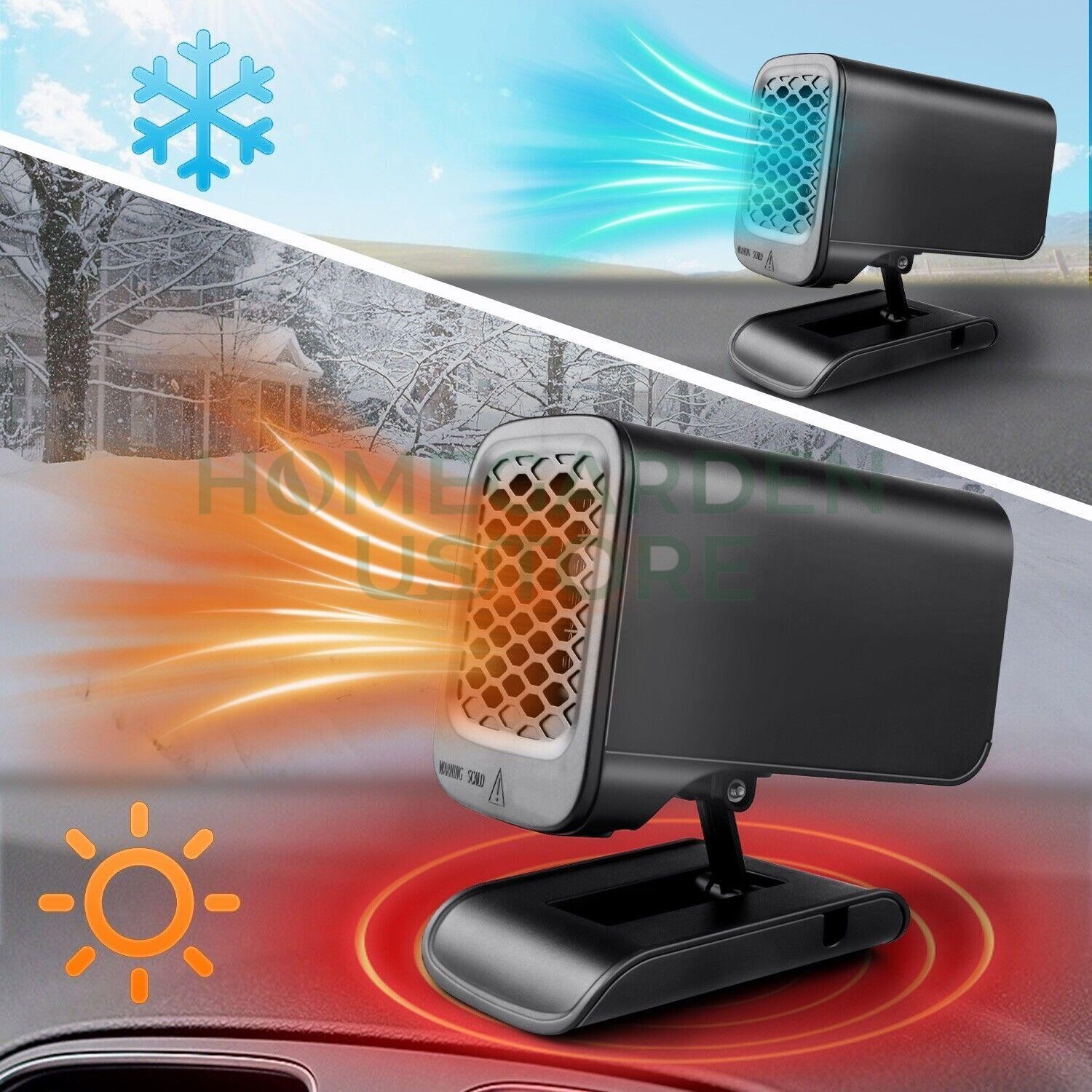 150W Heater Portable Heating Cooling Fan Defroster Demister for Car Truck 12V gallery