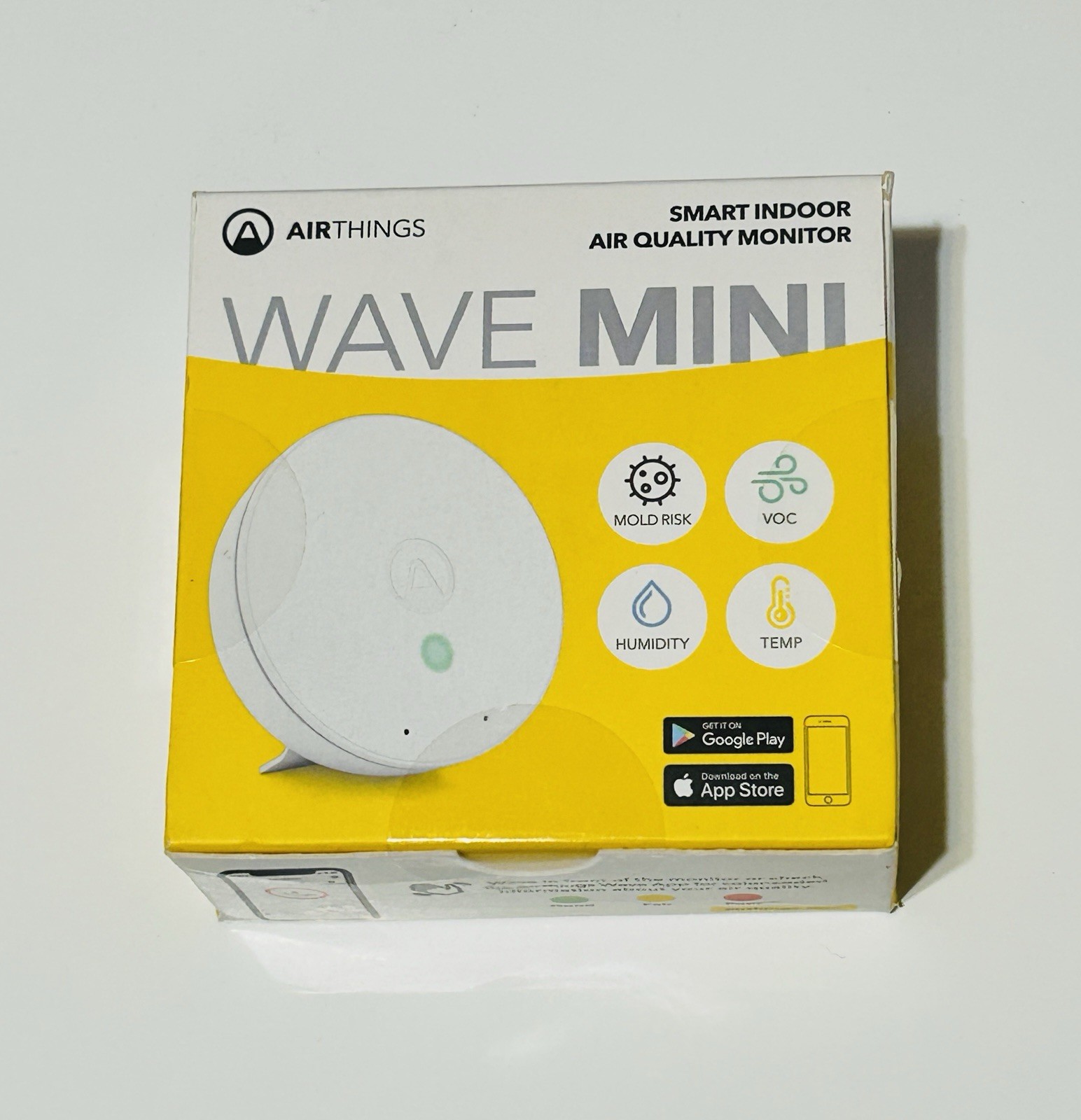 Airthings-292 Wave Mini - Indoor Air Quality - Chemicals (TVOCs), Humidity, Temp gallery