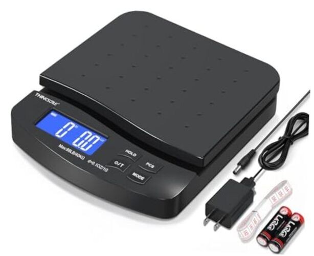 88lb Shipping Scale, 0.1oz Precision, Digital Postal Scale with Large LCD, gallery