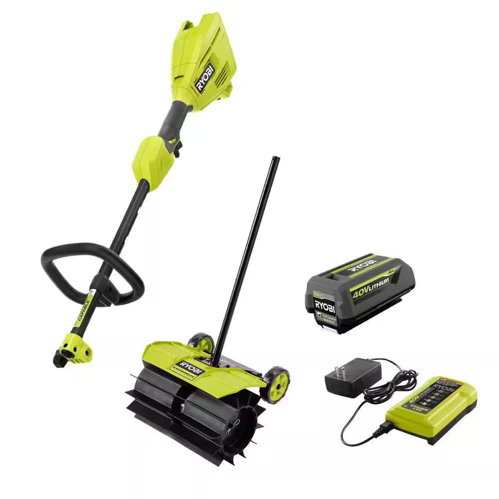 40V Expand-It Cordless Battery Attachment Capable Powerhead Kit with Rubber Swee gallery