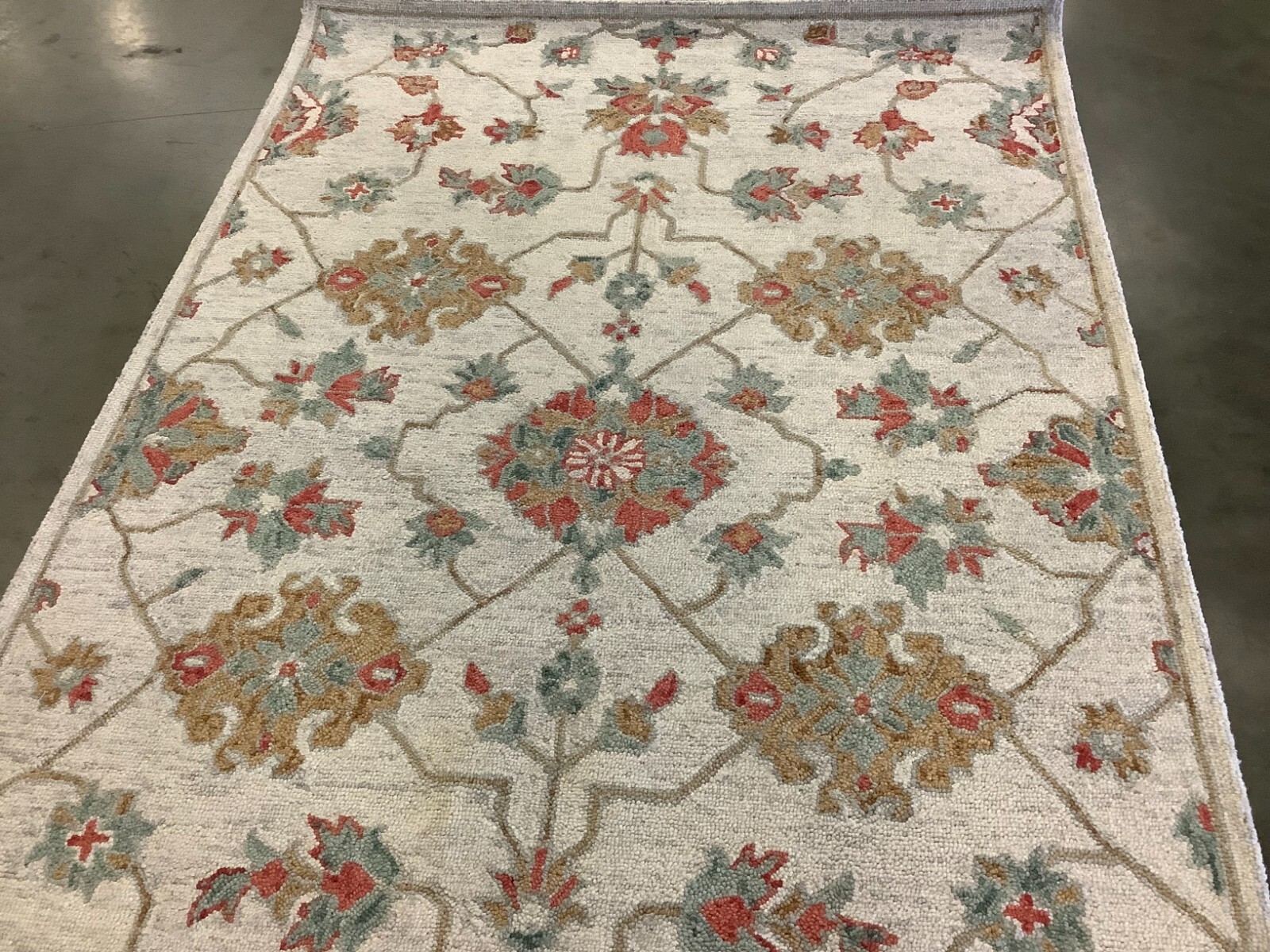 SILVER / RED 5'-0" x 8'-0" Back Stain Rug, Reduced Price 1172671387 MLP534G-5 gallery