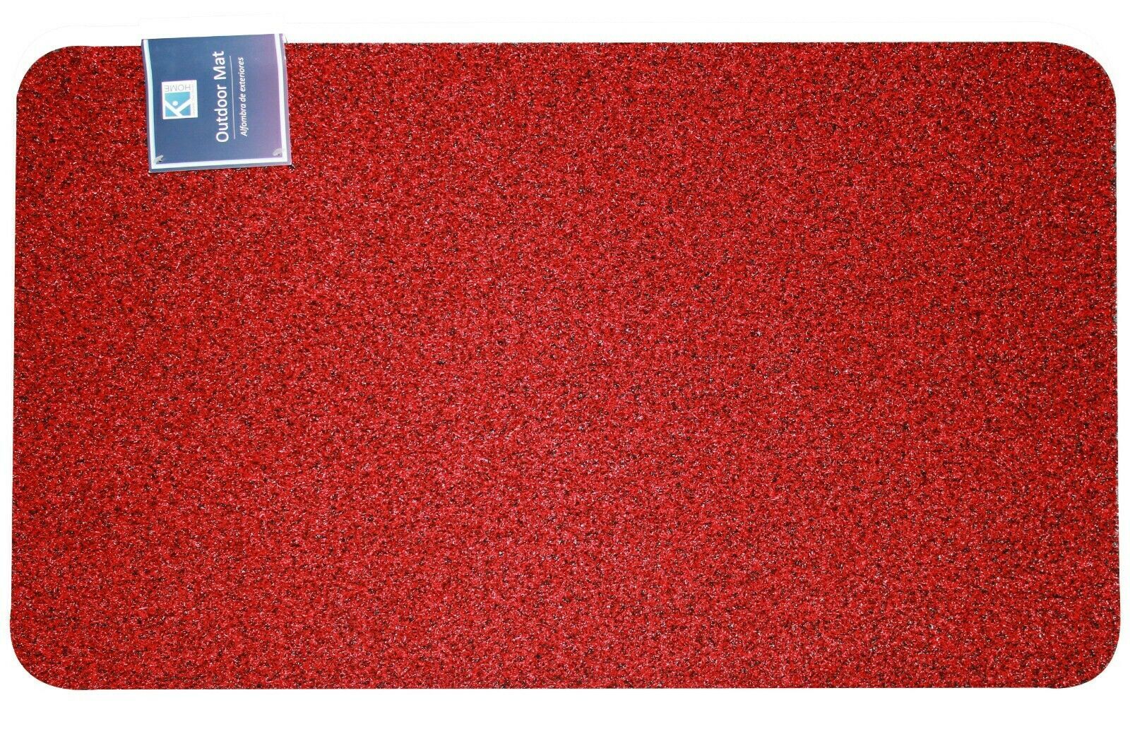 Outdoor Mat Doormats, Entryway Welcome Mats Rubber Back Polypropylene Rug 18x30" gallery