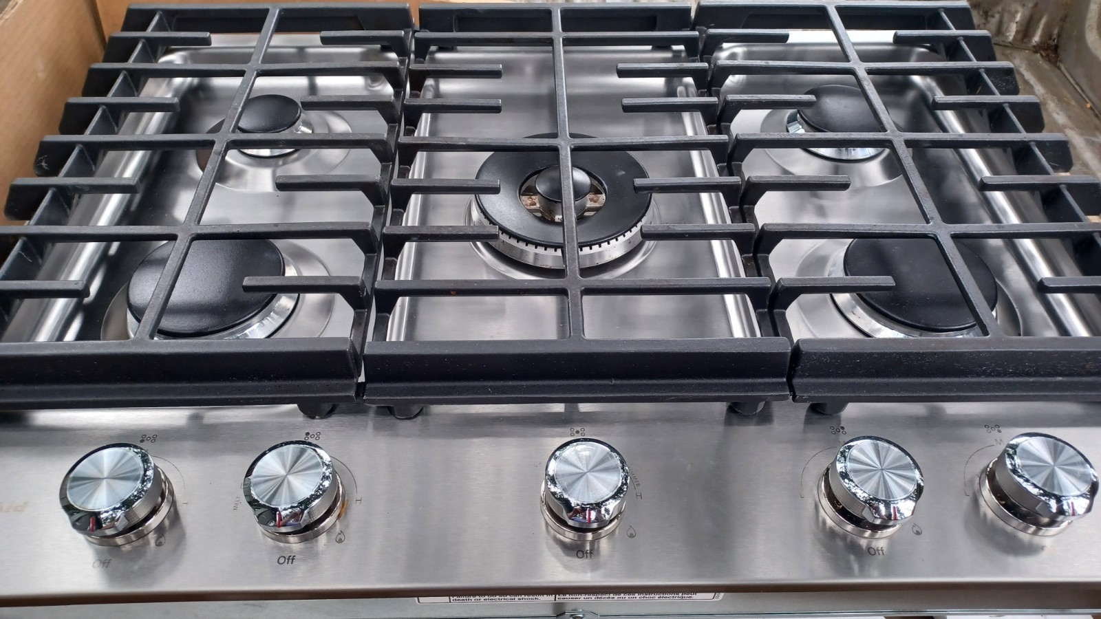 KitchenAid KCGS550ESS06 30" 5-Burner Gas Cooktop Stainless Steel - Excellent... gallery