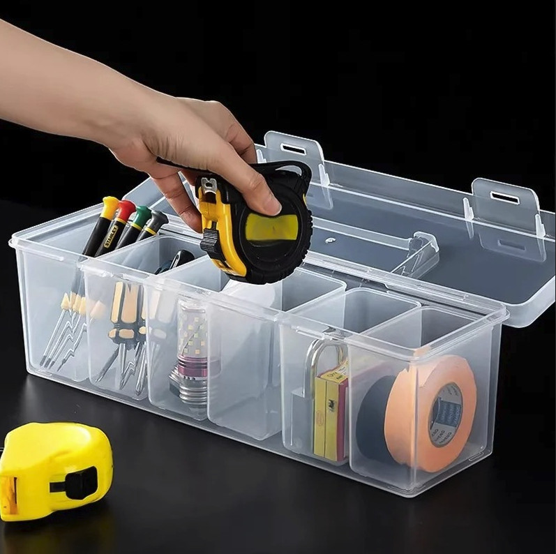 7pcs Multi-Compartment Tool Storage Organizer Box Hardware Case - NEW gallery
