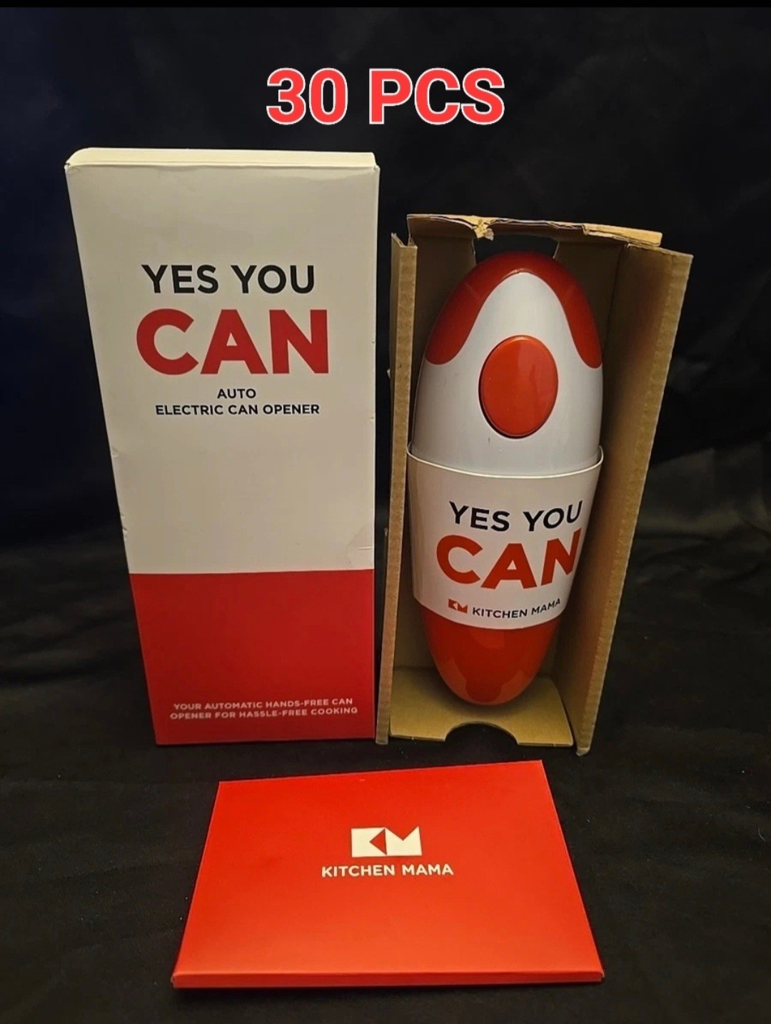 2 Pack Kitchen Mama Electric Can Opener Automatic Hands Free Bundle NEW gallery