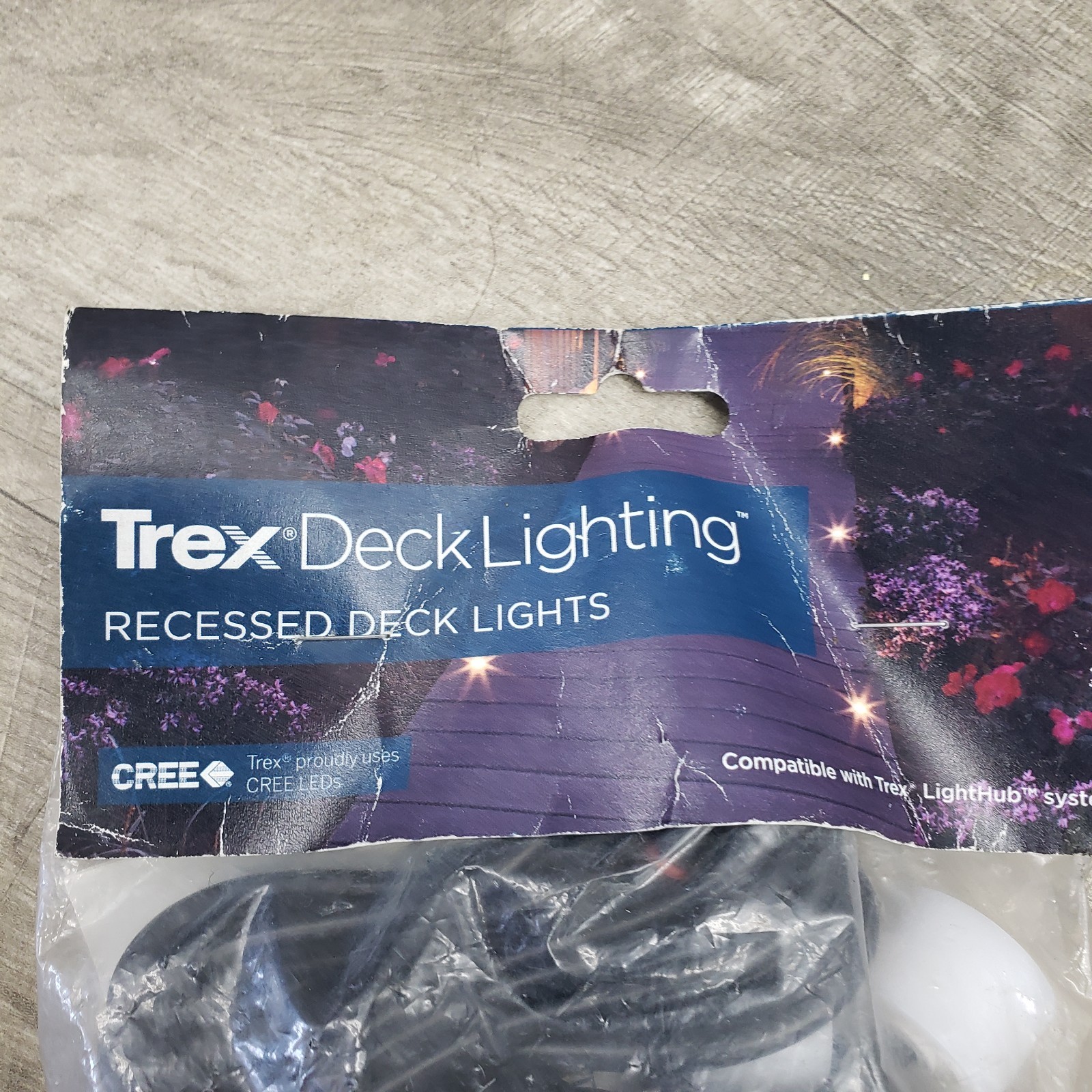 *NEW* TREX Deck Lighting 4 LED Recessed Lights (RECESSLED4PKC) - Four Pack gallery