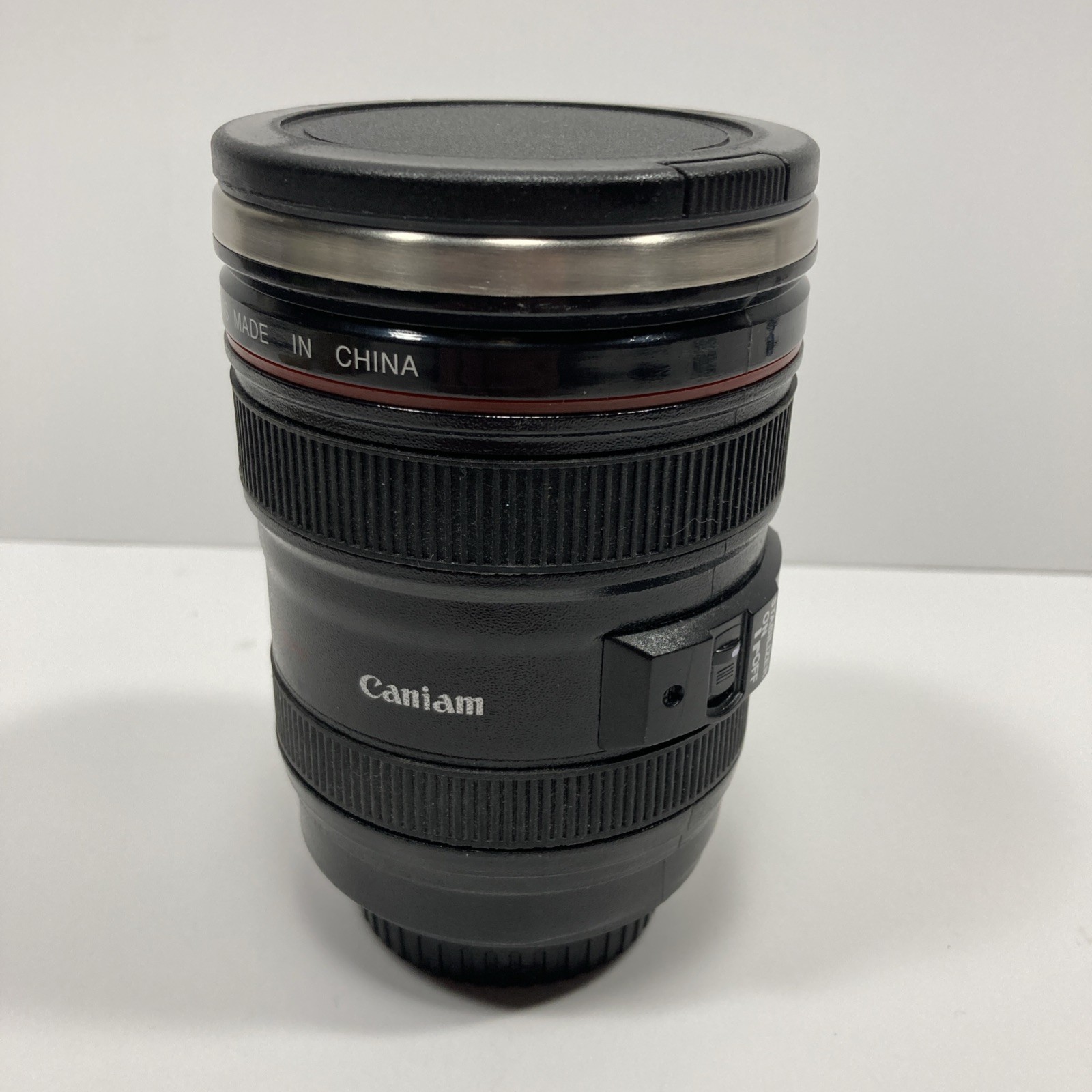 Caniam Camera Lens Flask Stainless Steel Hidden False novelty gallery