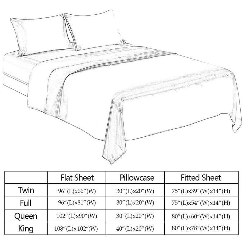 4 Pcs Smooth Satin Silk Sheet Set Deep Pocket Bed Sheet Wrinkle Fade Resistant gallery