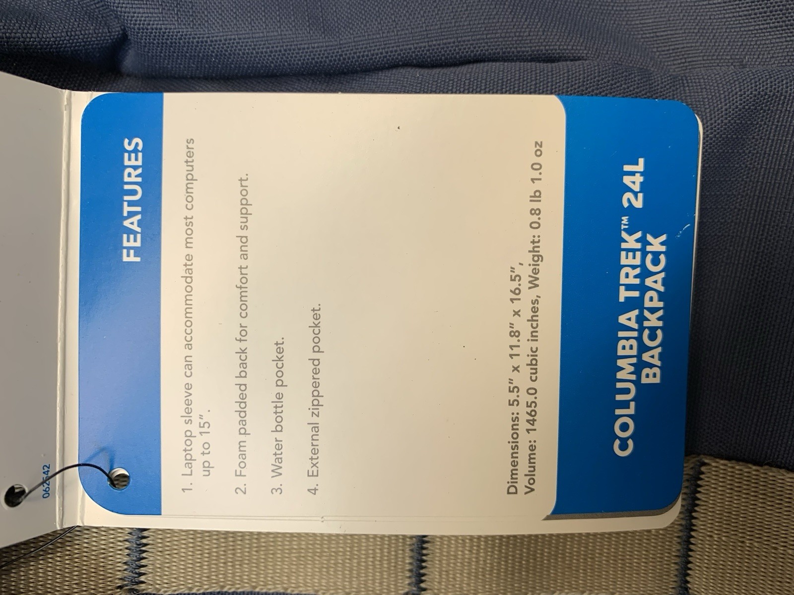 NWT Columbia Trek  24L Light Weight Backpack 5