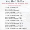 Key Fob Case Replacement Fits Mazda 3 6 CX-5 9 CX-30 3 MX-5 Miata 2019-2023 gallery