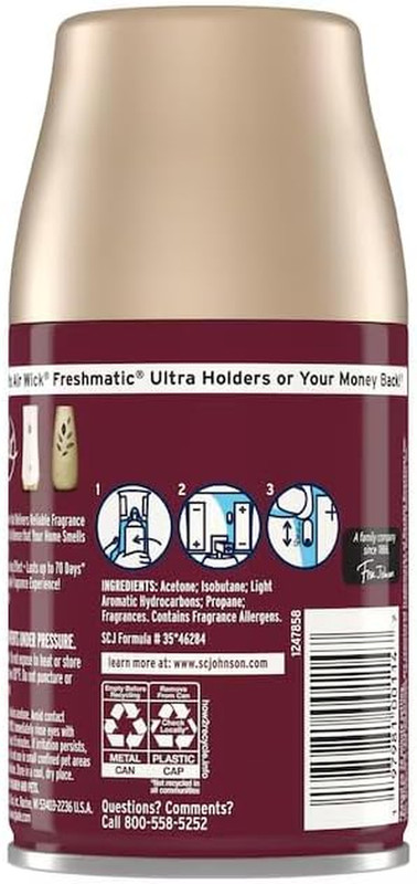 Automatic Spray Refill, Pomegranate & Currant, 6 Pack, Air Freshener Refill Can, gallery