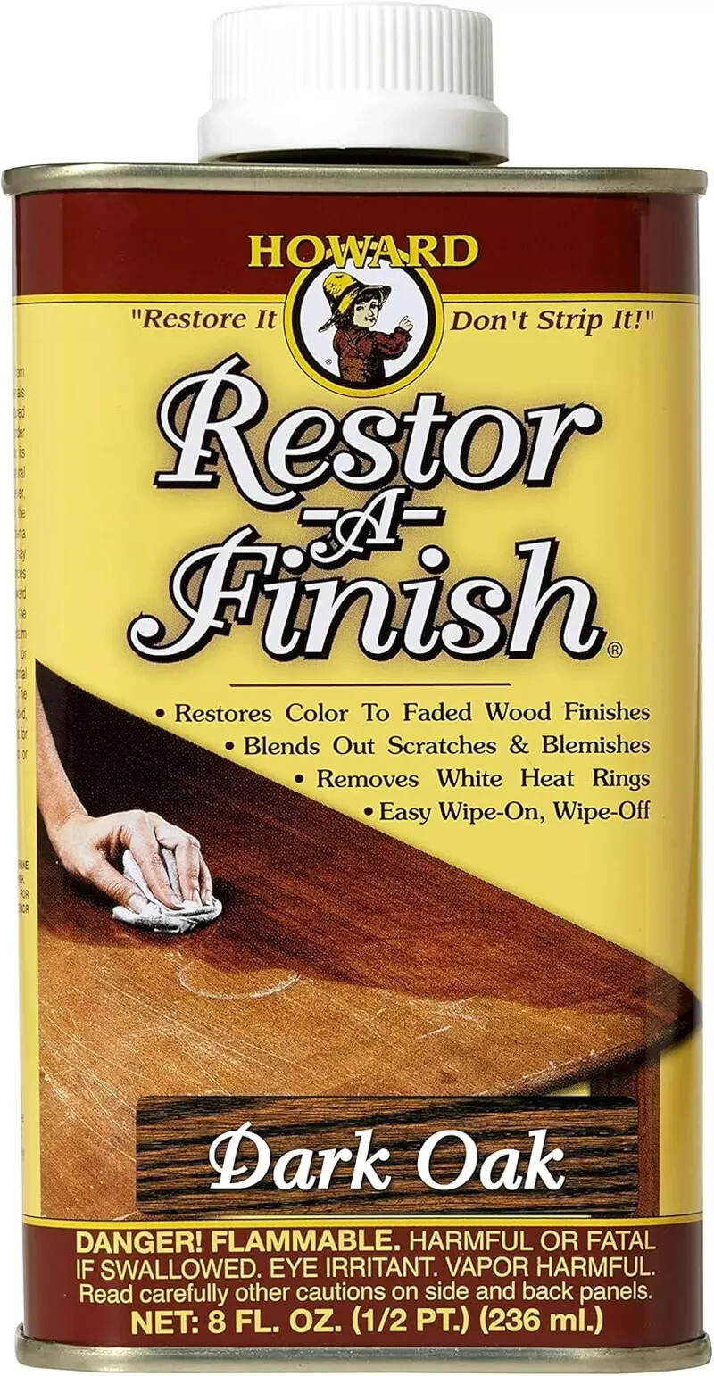 Howard Products RF8 Restor-A-Finish, 8 Oz, Dark Oak, 8 Fluid Ounces gallery