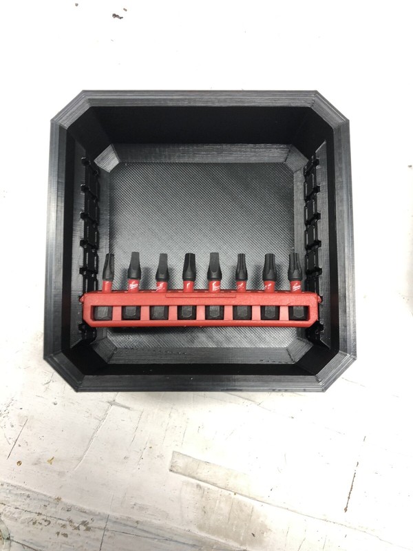Milwaukee Packout Low Profile Bin For Slim Pack Out Red Or Black gallery