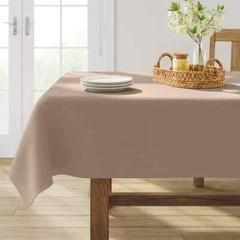 ⚡️Solid Tablecloth – Threshold- size 120″x 60″ color Brown Rectangle (shape)