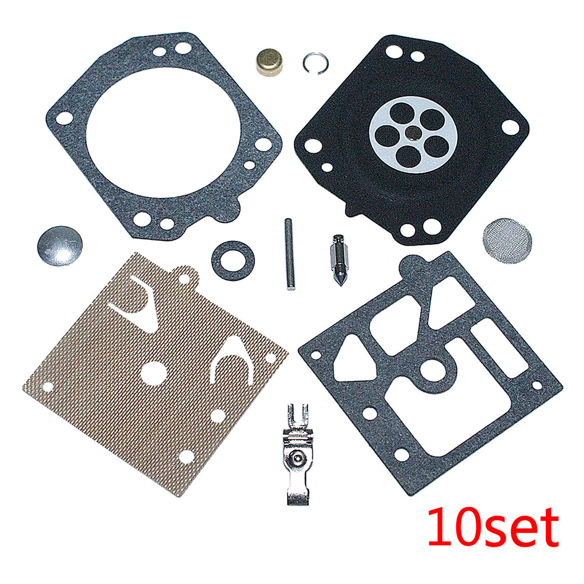 10PCS Carburetor Carb Repair Kit Replacement For Walbro K22-HDA gallery