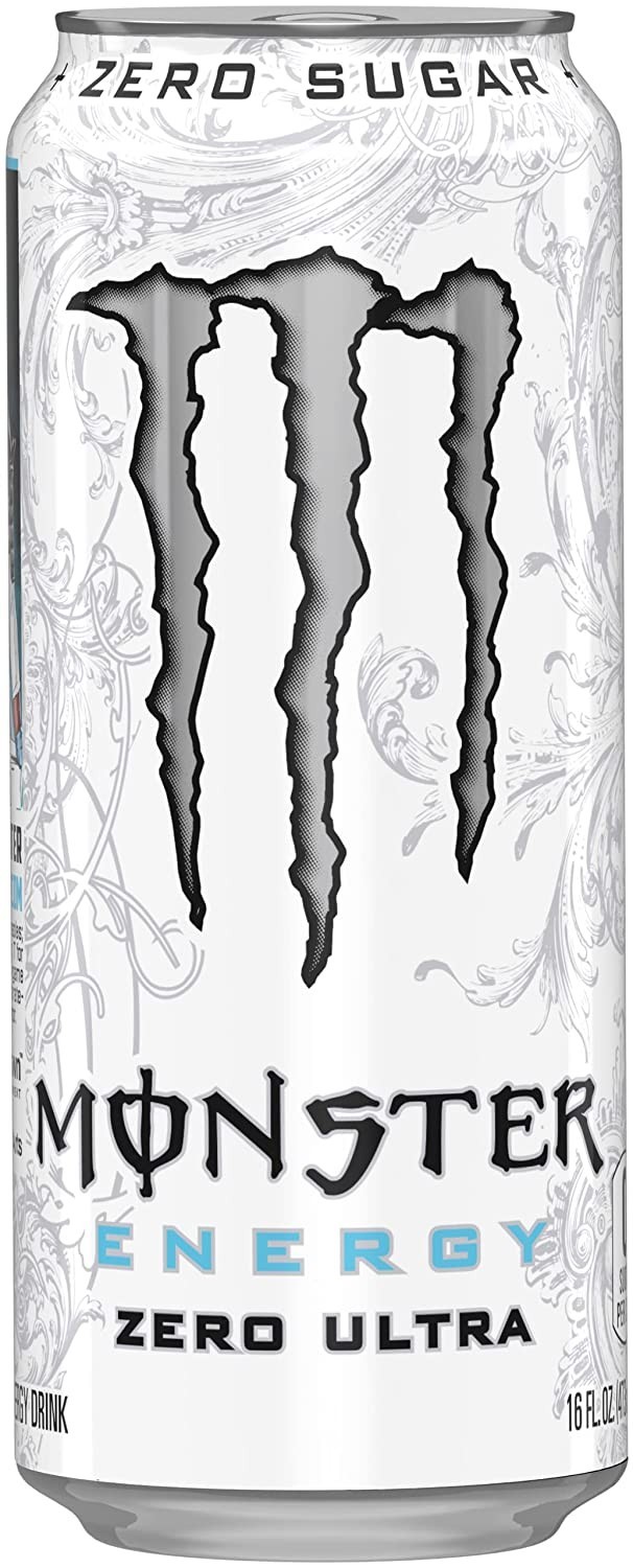 Monster Zero Ultra Energy Drinks, ALL FLAVORS. 16oz -12 Pack, Try A Variety Pack gallery