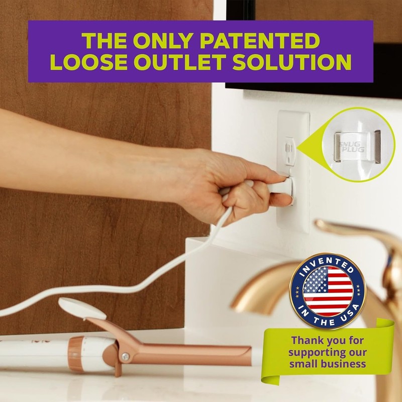 Outlet Plug Fix & Insert | Prevent Unplugging - 25/Pack gallery