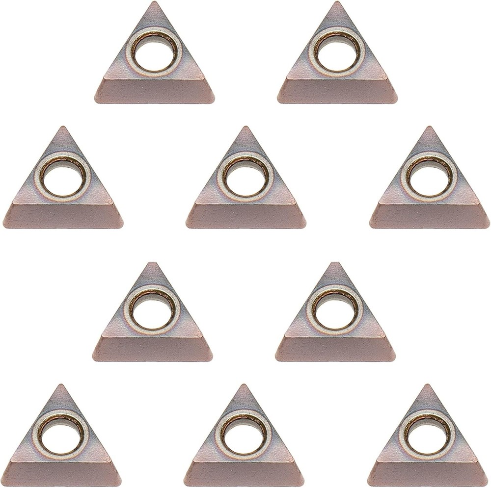 10Pcs Tungsten Alloy Chamfering Angle Inserts for Mini Chamfering Machine, Ideal