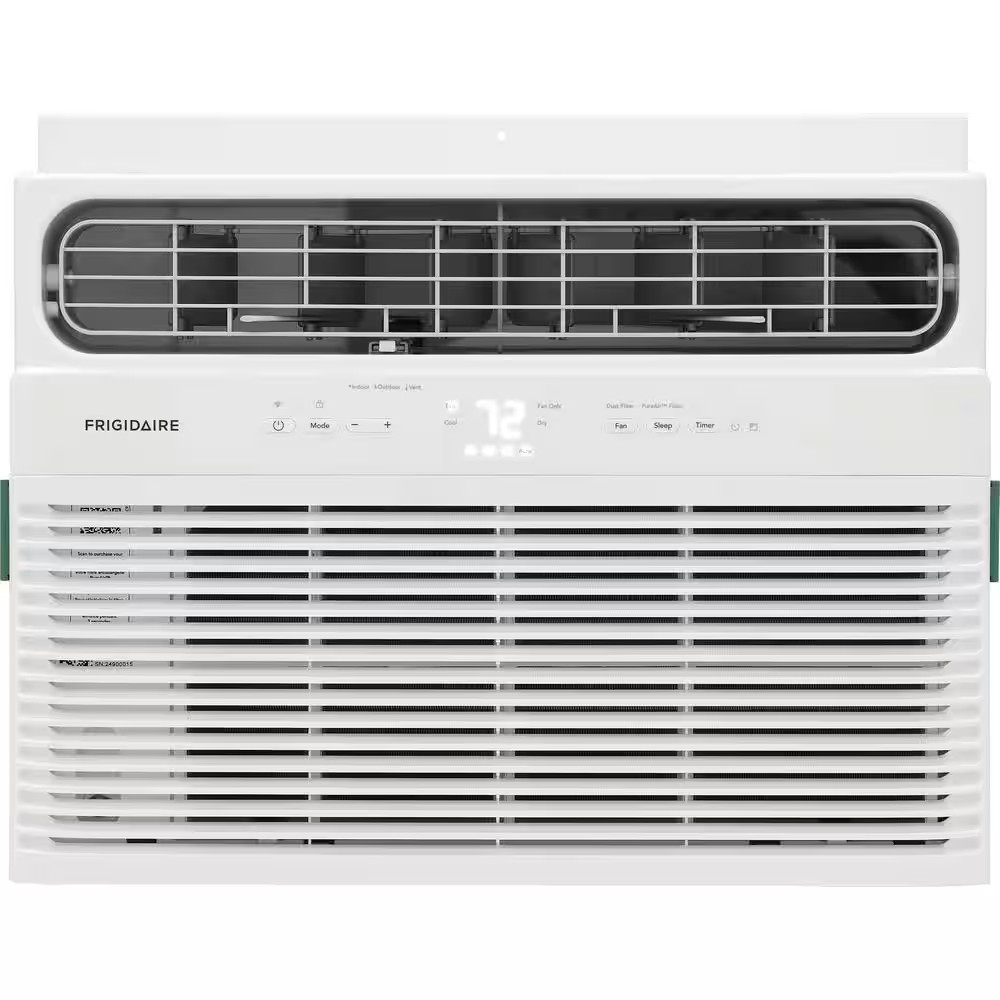 14,000 BTU Window Air Conditioner Cools 700 Sq. Ft. with Remote and Wi-Fi in Whi gallery