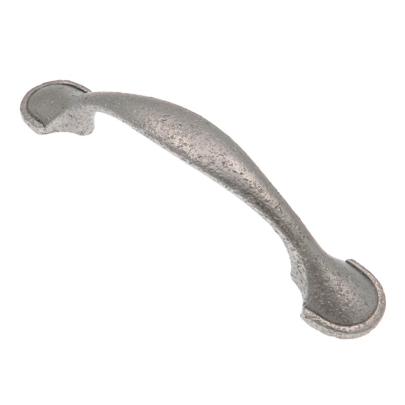 20 Pack Ancient Treasures C029SAT Rustic Satin Chrome 3"cc Cabinet Handle Pulls gallery