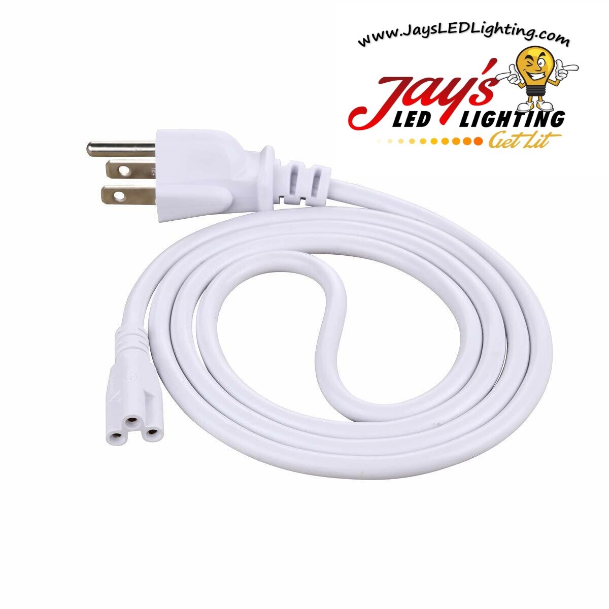 1.5FT, 3FT, 6FT 3 Prong Power Cords for use with T5/T8 LED Integrated Lights gallery