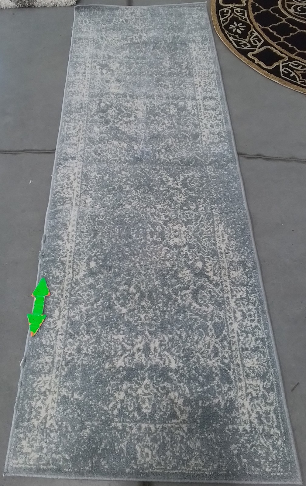 SLATE / IVORY 2'-6" x 8'-0" Damaged Rug, Reduced Price 1172801306 ADR109T-28 gallery