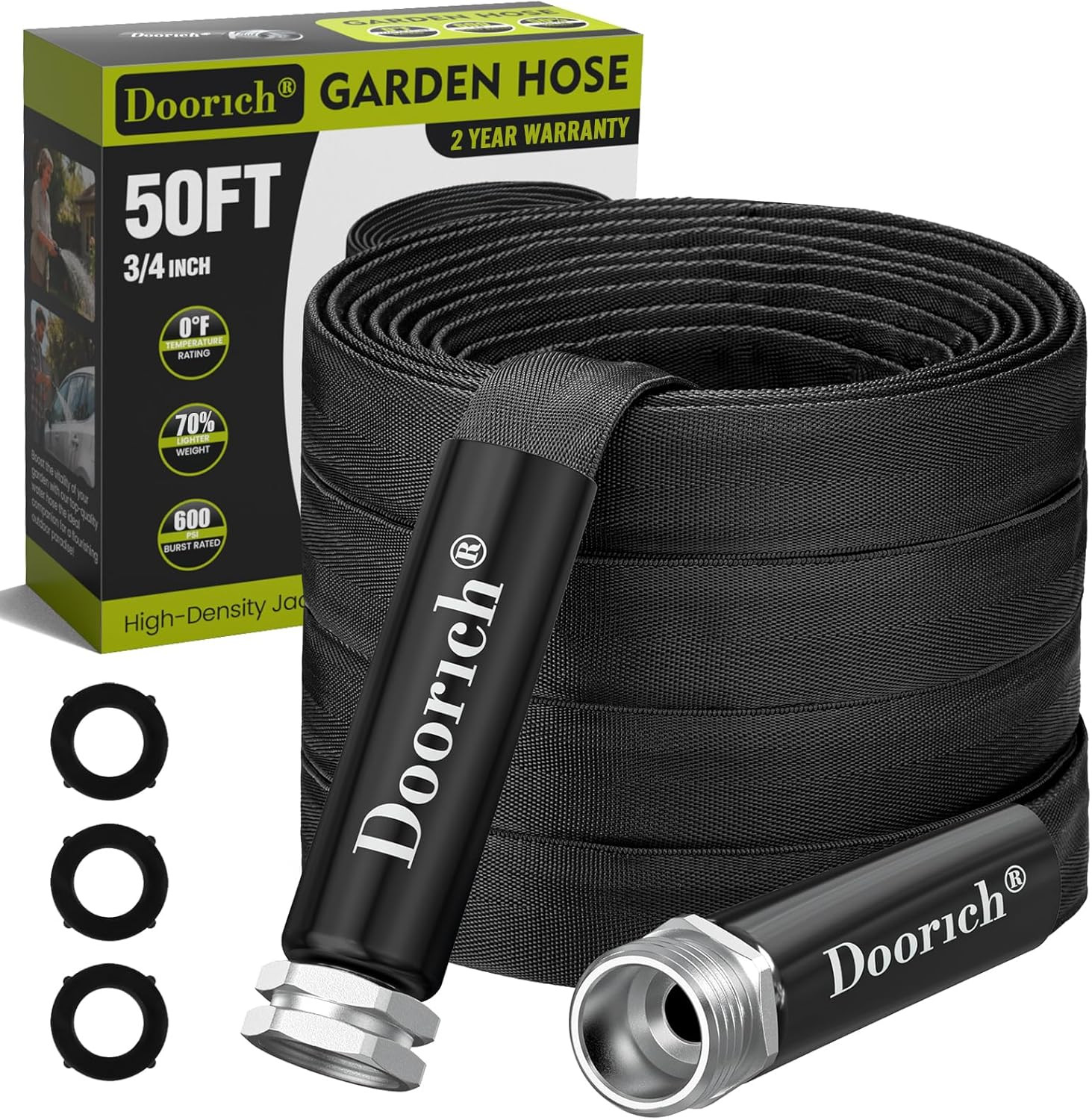 Garden Hose, Lightweight, Ultra Flexible, Durable, Kink-Free Water Hose - Made o gallery