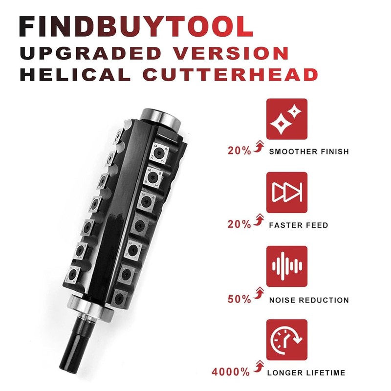 For Jet 6" Jointer Helical Cutterhead JJ-6 JJ-60S JJ-6CS JJ-6CSX JJ-6CSDX 4 Rows gallery