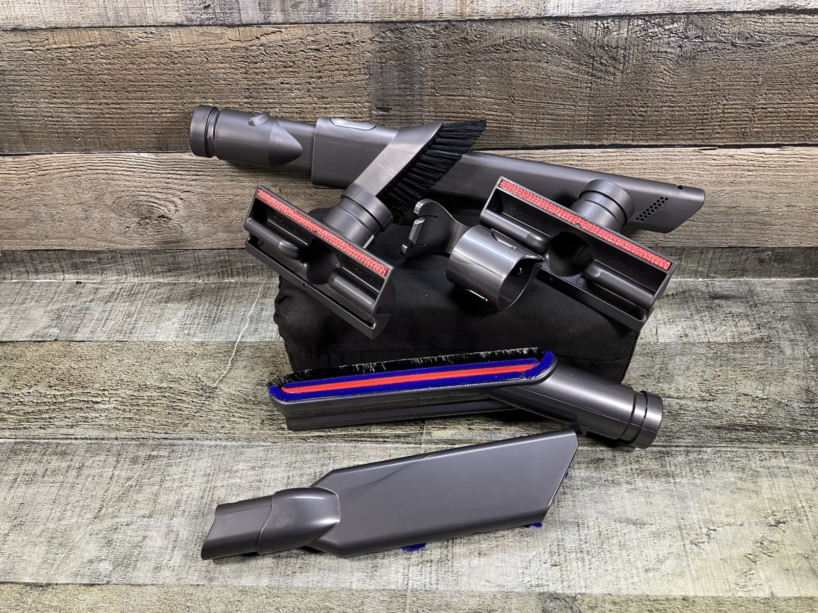 Dyson Pet Vacuum Attachments Crevice extension With Brush, Flat Wand, Hold Clip gallery