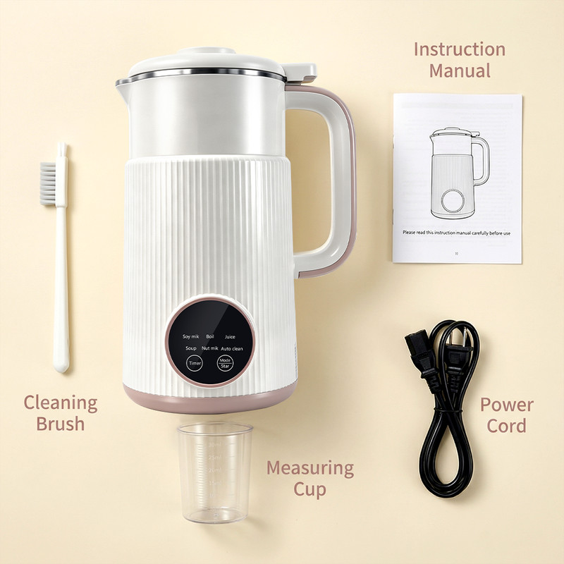 6-in-1 Automatic Nut Milk Maker Blender 27oz Homemade Almond Coconut Soy Machine gallery