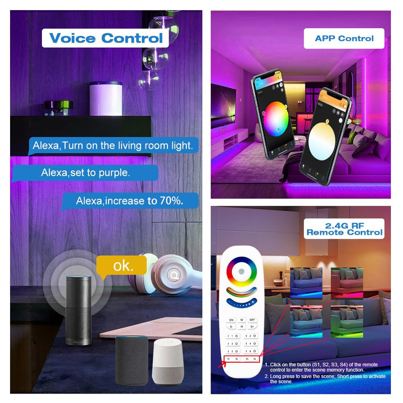 Zigbee 3.0 LED Strip Light Controller Pro Max 5 in 1 RGBCCT RGBW RGB CCT Dimmer gallery