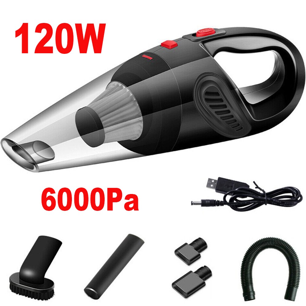 120W Cordless Handheld Vacuum Cleaner Wet & Dry Powerful Car Home Vacuum Cleaner gallery