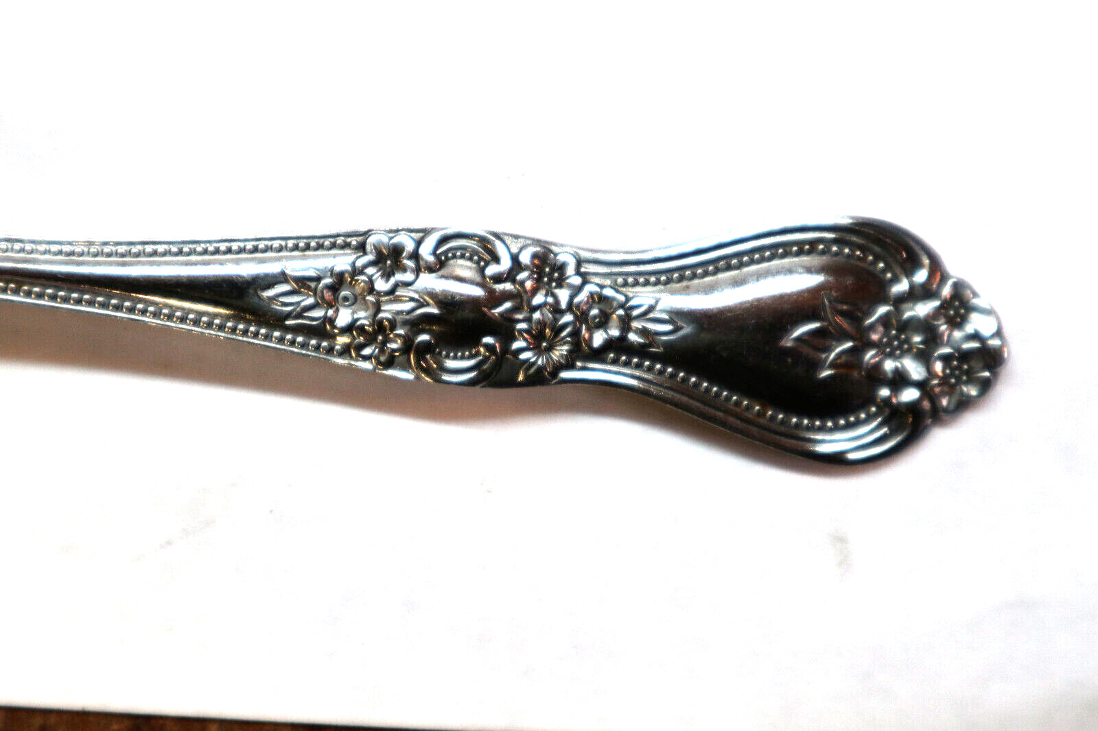 Stanley Roberts Stainless Flatware Precious Rose Pattern 4 Dinner Forks 7 5/8" gallery