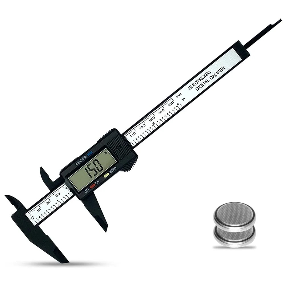 0-6 Inches Digital Caliper with Large LCD Screen and Auto-Off Feature | Inch & M gallery