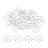 80Pcs M5 PVC Clear Flat Washers 5mm ID 12mm OD 0.5mm Thick Glass Washer gallery