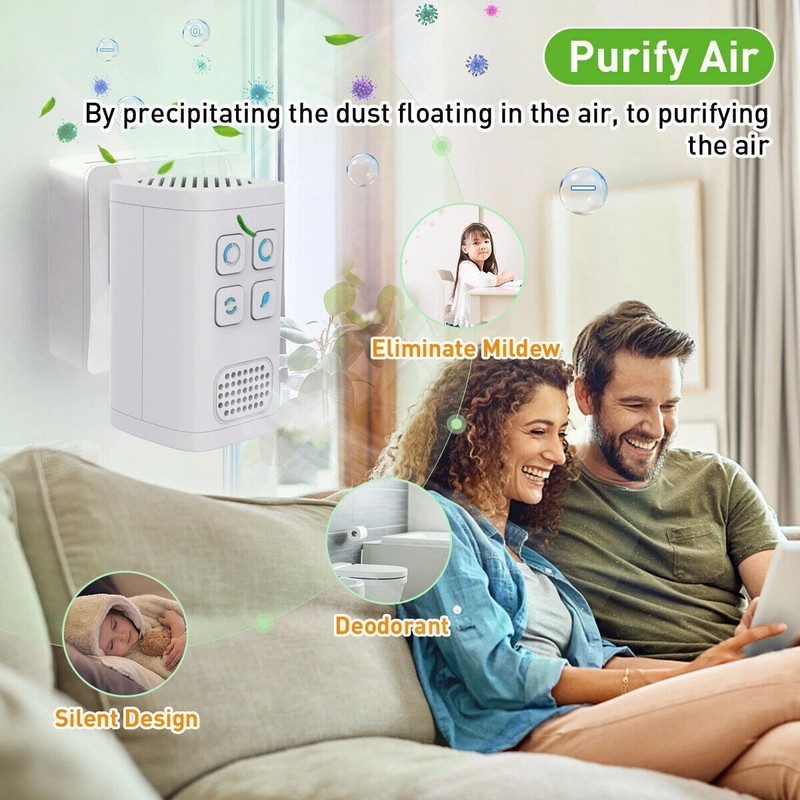 Air Purifier Deodorizer Negative Ion Equipped Outlet Ozone Generator Deodorant gallery