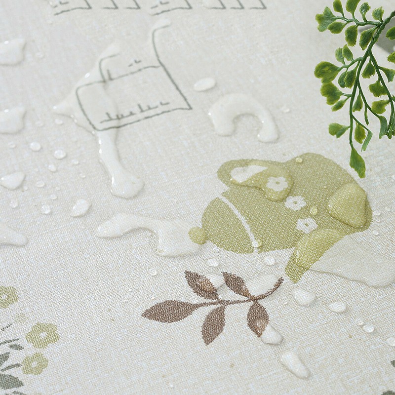 US Vinyl Square Table Cover Wipe Clean PVC Tablecloth Oil-Proof/Waterproof Stain gallery