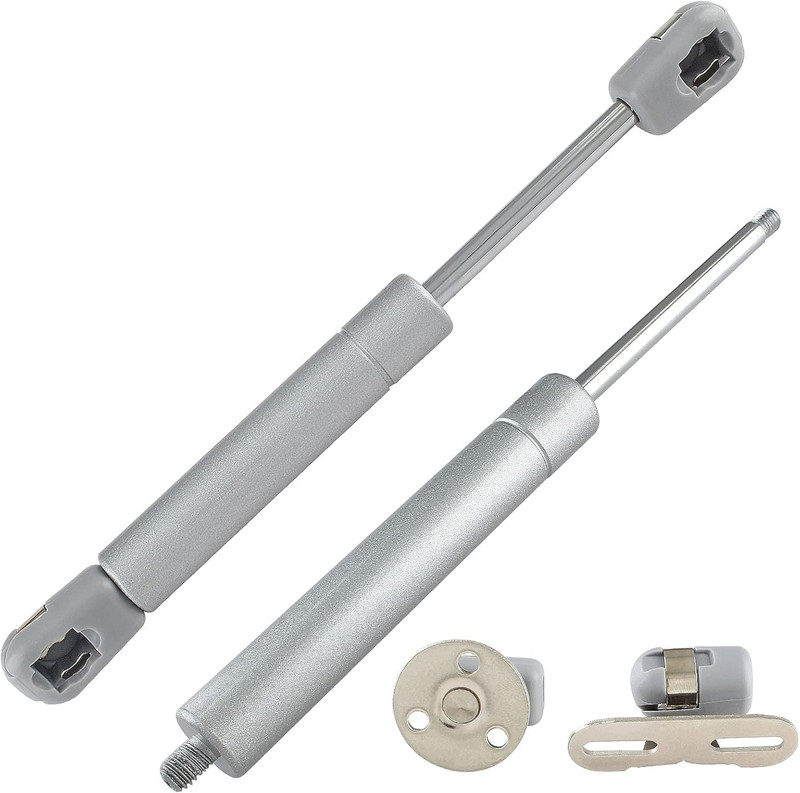 2 Pack 150N/33Lbs Gas Struts Soft Close Lid Supports 6 Inch Cabinet Toy Box gallery