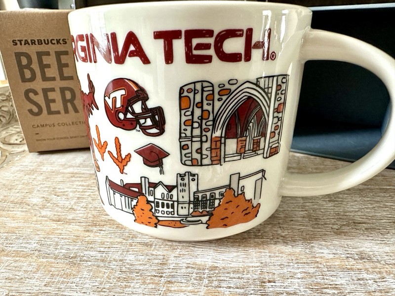 VIRGINIA TECH Starbucks Been There Series Campus Collection Ceramic Hokie Mug gallery