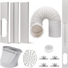 Portable AC Window Vent Kit with 5.9” Exhaust Hose Window Seal Kit for Portable gallery