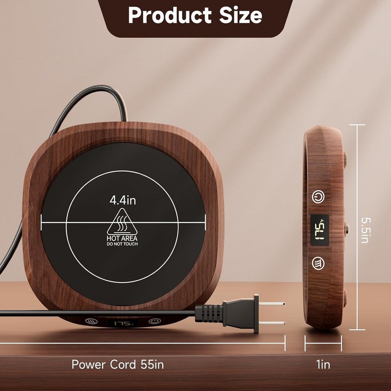 Coffee Mug Warmer - Coffee Cup Warmer for Desk Auto Shut Off, Smart Electric ... gallery