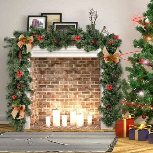 9ft x 10in Perfect Holiday Colorado Pine Artificial Christmas Garland Green Xmas gallery