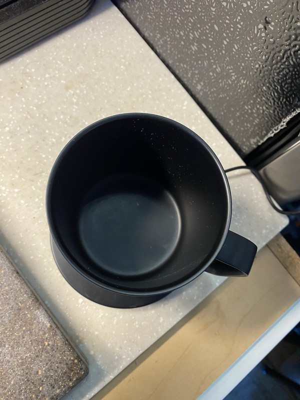 ember Mug Black 10oz Smart Temp Control Heated Coffee Cup NEW w/ Base & Charger gallery