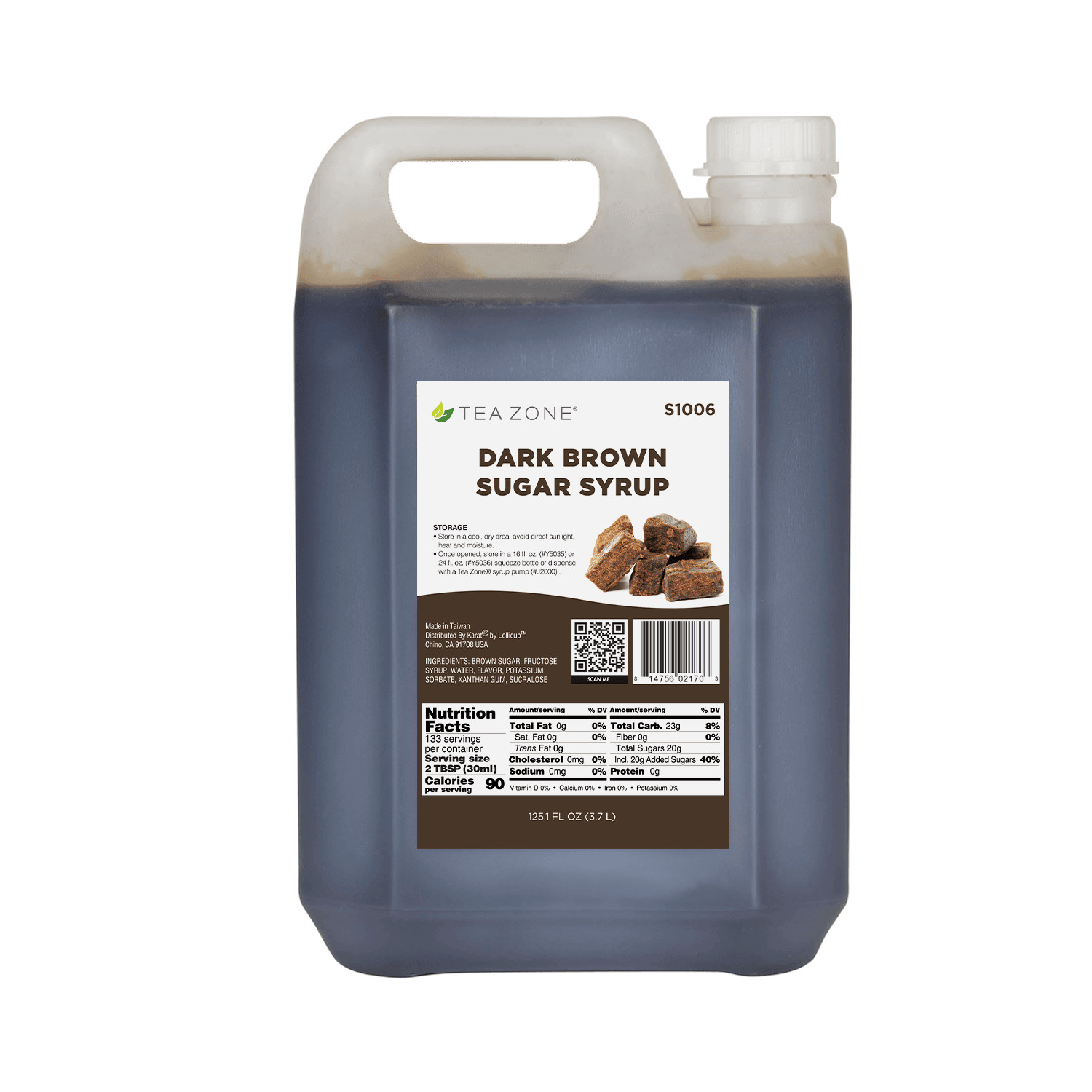 Tea Zone Dark Brown Sugar Syrup - Bottle (11.2 lbs), S1006 gallery