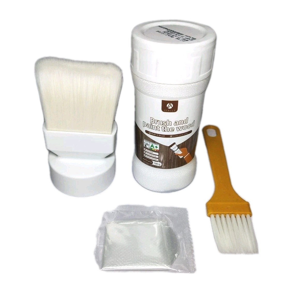 All-in-One Paint WHITE, Brush Touch-Up for Furniture, Cabinet, Wood, Wall, Floor gallery