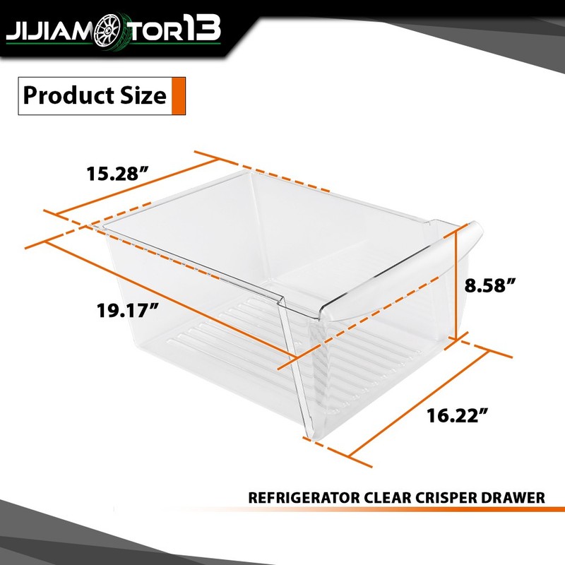 Upper Crisper Pan Fit For Frigidaire Refrigerator 240351061 gallery