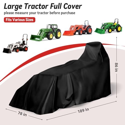 Tractor Cover, Tractor Covers Waterproof Heavy Duty, 600D Oxford Cloth, UV gallery
