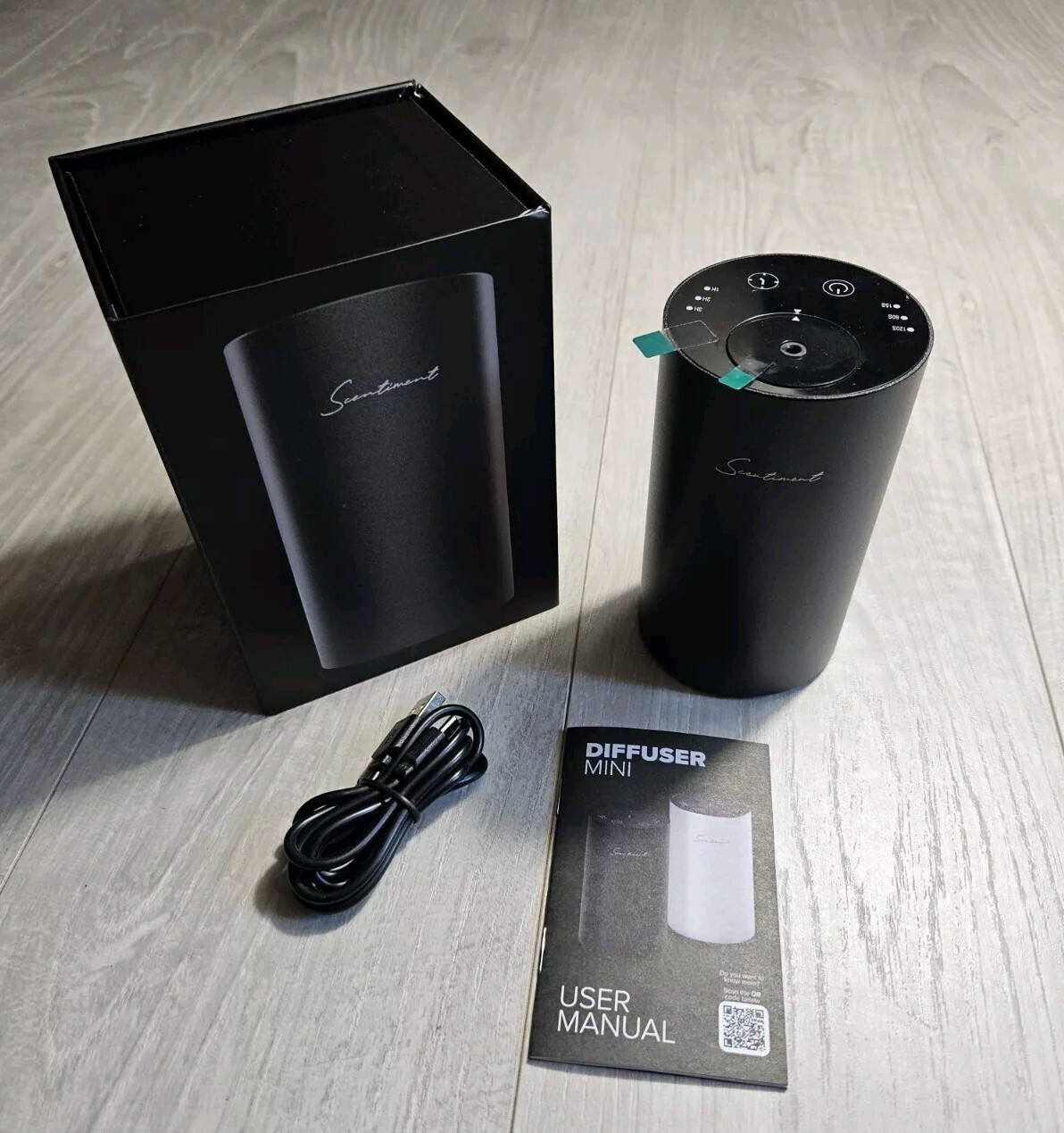 💥SCENTIMENT MINI OIL DIFFUSER BLACK COLOR gallery