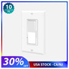 LED Decora Rocker, Single & 3-Way, CFL 600W/LED 3W-150W, 10PK White Dimmer gallery