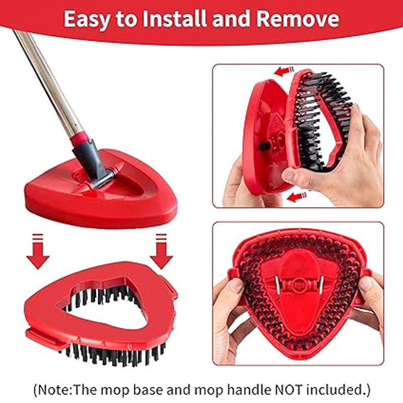 Replacement Mop HEAD For O-Cedar Spin Mop Easy Clean Wring+Brush+mop base gallery